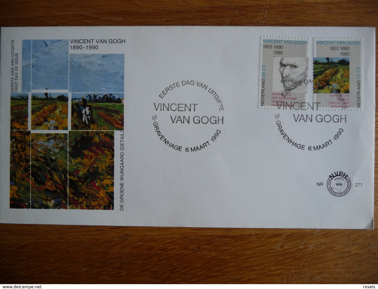 (3) NEDERLAND FDC VINCENT VAN GOGH 1990 SEE SCAN - FDC