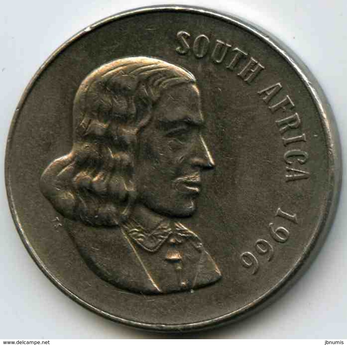 Afrique Du Sud South Africa 50 Cents 1966 KM 70.1 - Afrique Du Sud