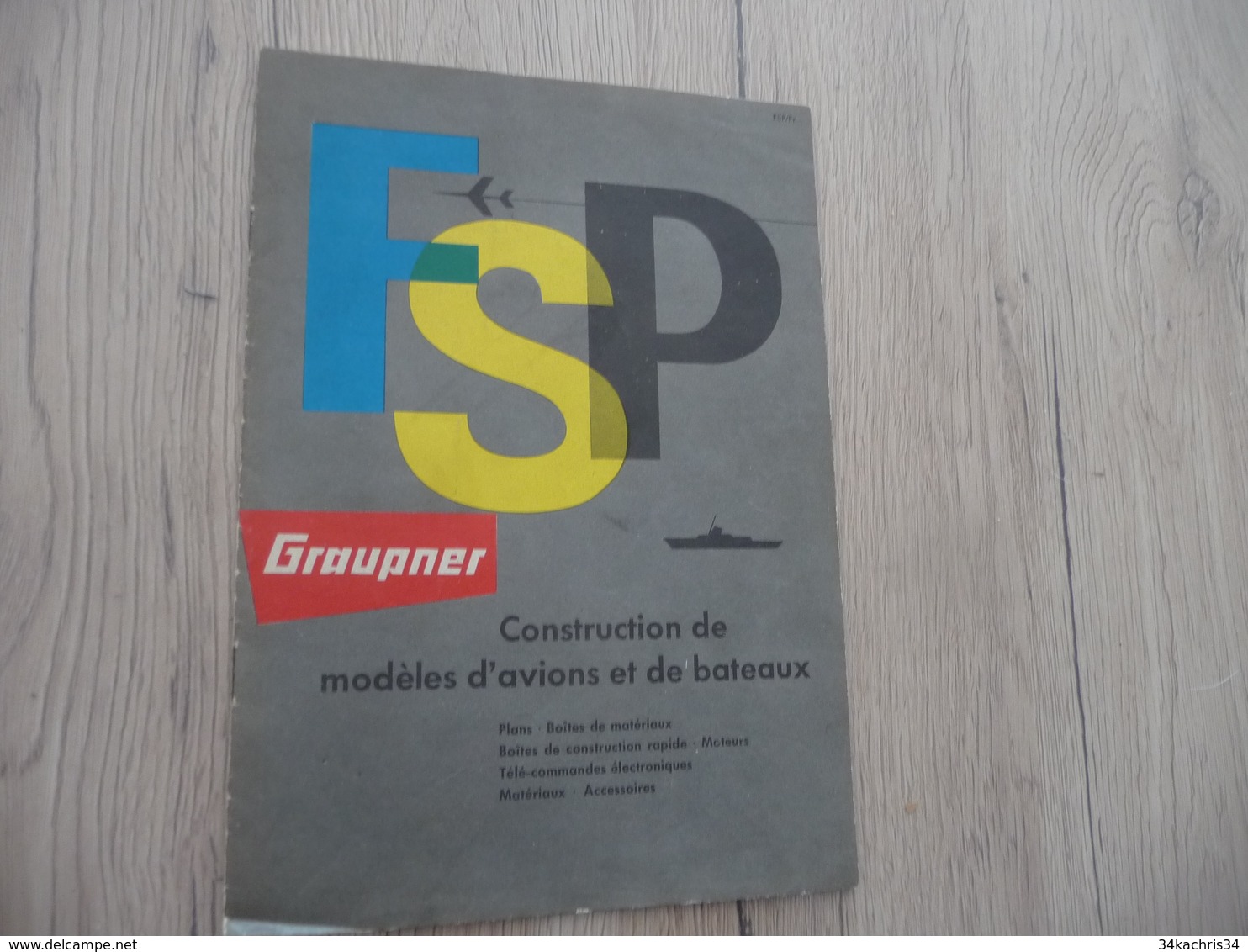 Brochure Maquettisme Groupner Avions Bateaux 12 Pages - Literatura & DVD