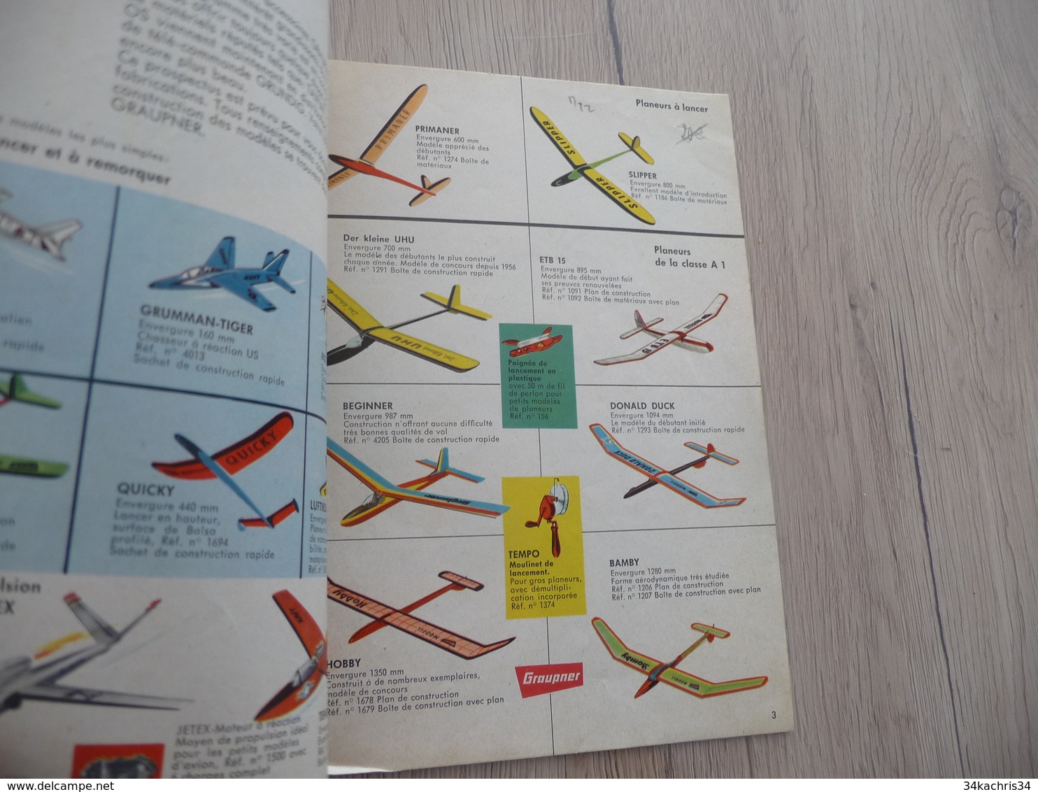 Brochure Maquettisme Groupner Avions Bateaux 12 Pages - Littérature & DVD