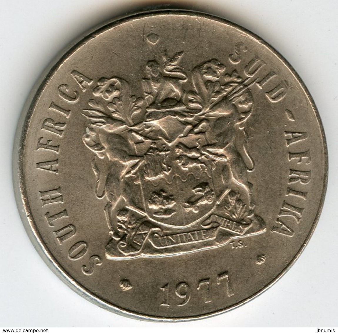 Afrique Du Sud South Africa 50 Cents 1977 KM 87 - Afrique Du Sud