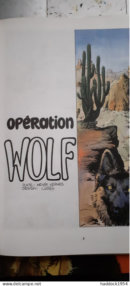 Opération Wolf CORIA HENRI VERNES Le Lombard 1980 - Bob Morane