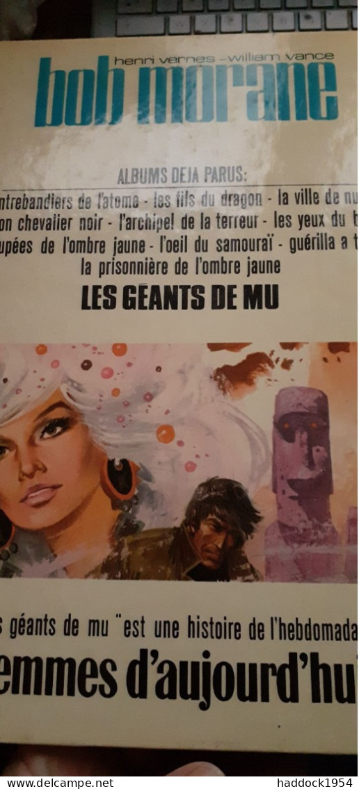 Les Géants De Mu WILLIAM VANCE HENRI VERNES Le Lombard 1975 - Bob Morane