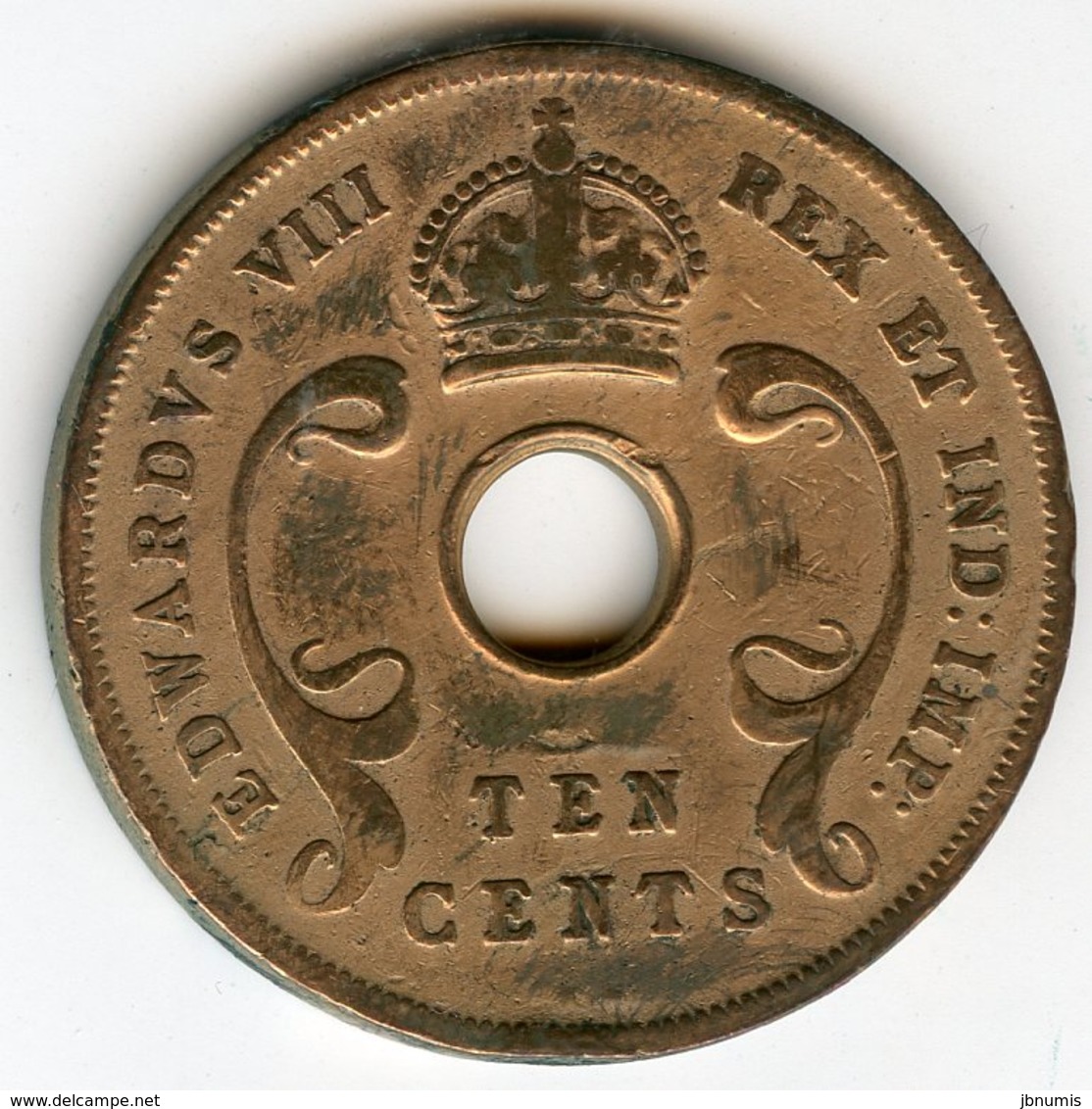 Afrique Orientale Britanique East Africa 10 Cents 1936 KM 24 - Colonie Britannique