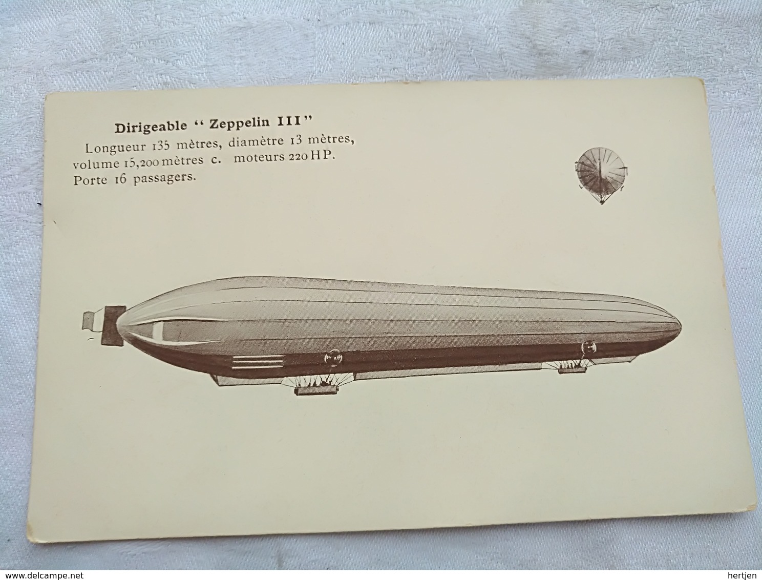 Dirigeable "Zeppelin III " - Dirigeables
