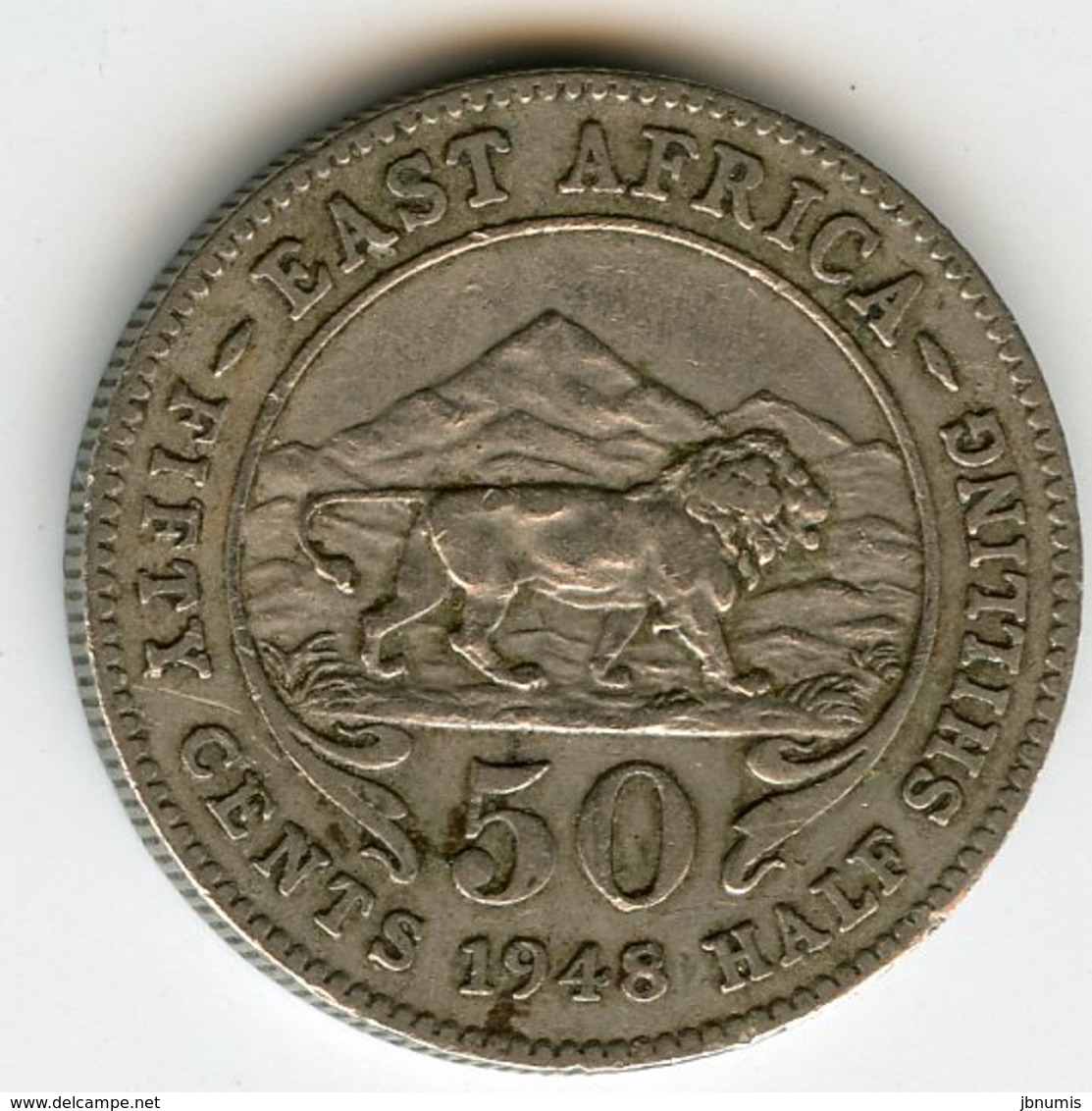 Afrique Orientale Britanique East Africa 50 Cents 1948 KM 30 - British Colony