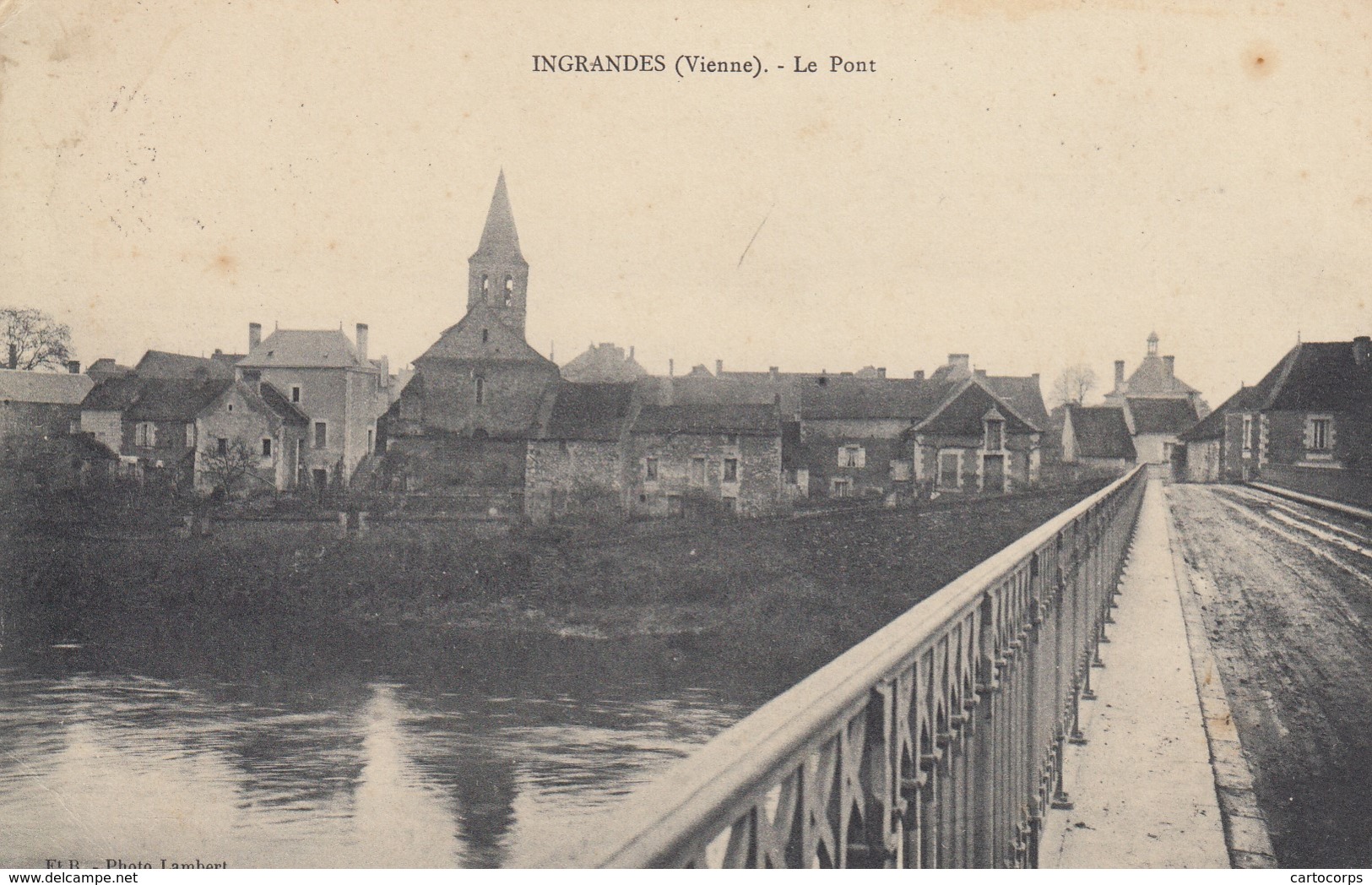 86 - Ingrandes - Le Pont Sur L'Anglin - L'Eglise - Ingrandes