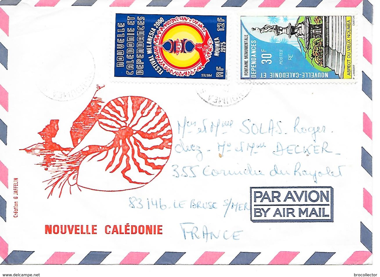 TIMBRES Sur LETTRE - Par Avion   1976 - Briefe U. Dokumente