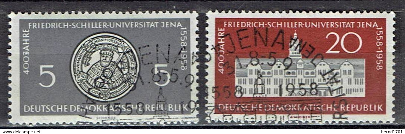 DDR / GDR - Mi-Nr 647/648 Gestempelt / Used (A1197) - Gebraucht