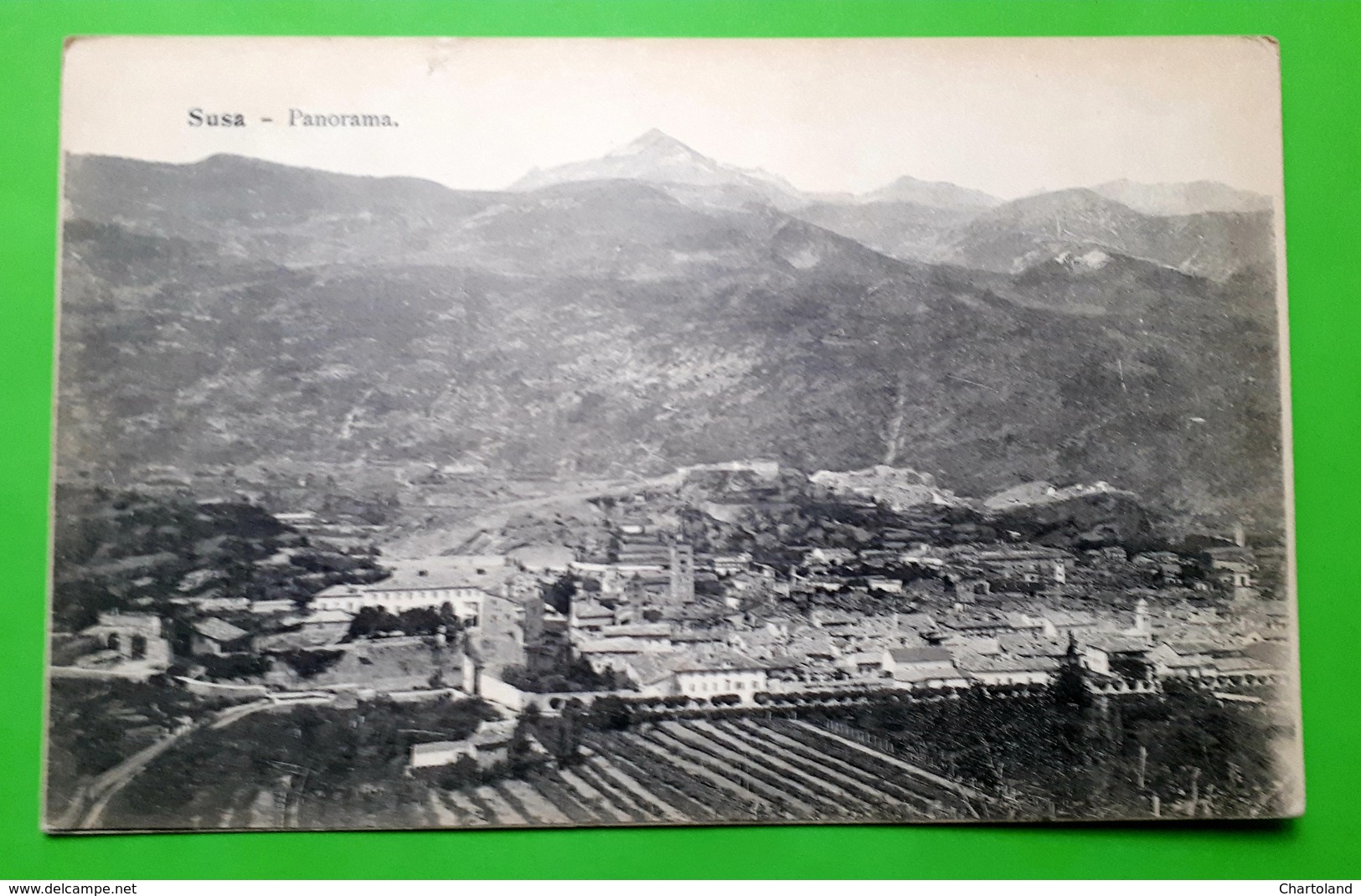 Cartolina - Susa - Panorama - 1900 Ca. - Altri & Non Classificati