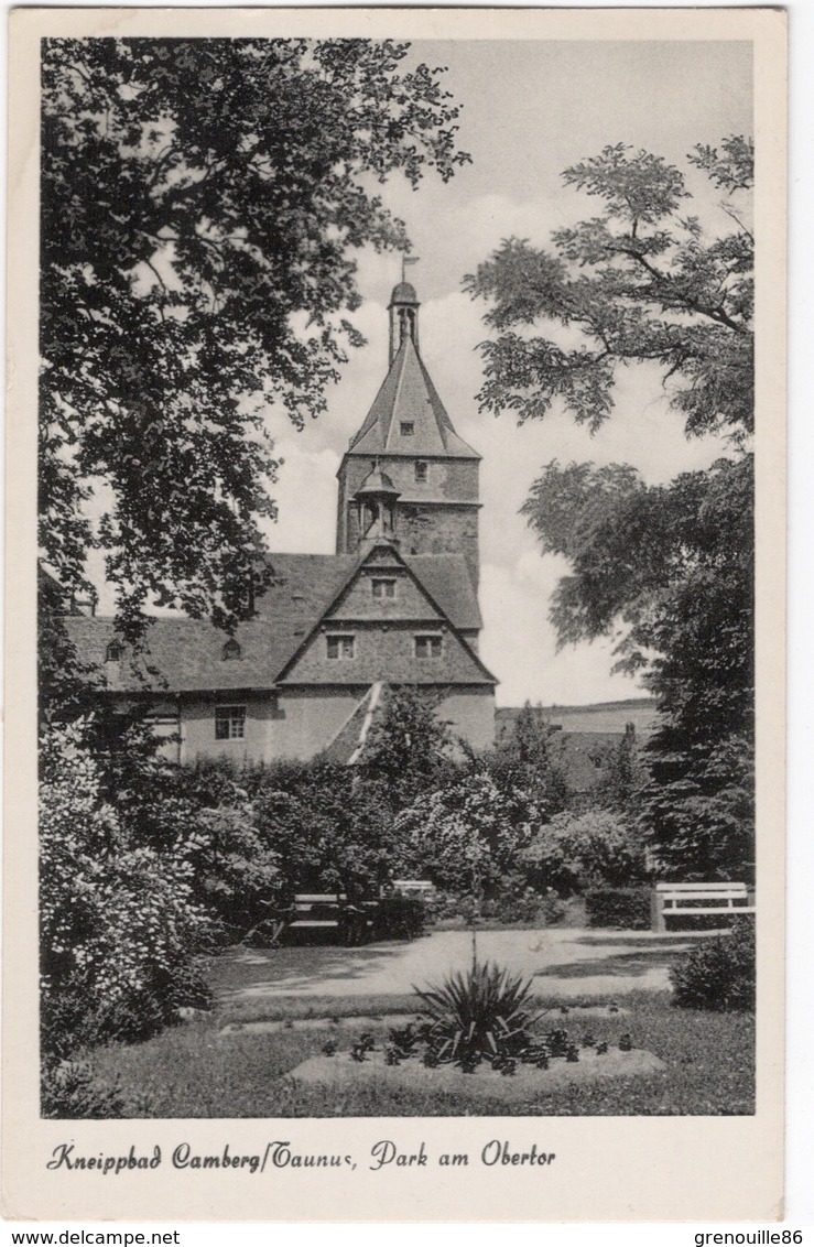 CPA ALLEMAGNE Bad Camberg Le Parc Et La Grande Porte 1966 - Bad Camberg