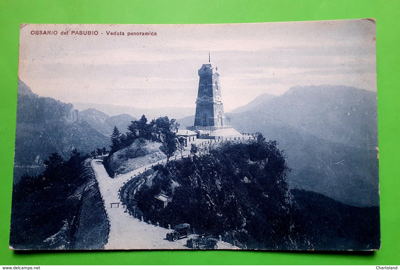 Cartolina - Ossario Del Pasubio - Veduta Panoramica - 1928 - Vicenza