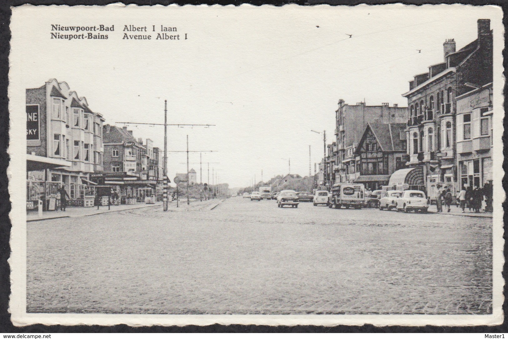 NIEUPORT BAINS AVENUE ALBERT I NIEUWPOORT BAD / CAMIONETTE COCA COLA ET ANCIENNES VOITURESIMEE - Nieuwpoort