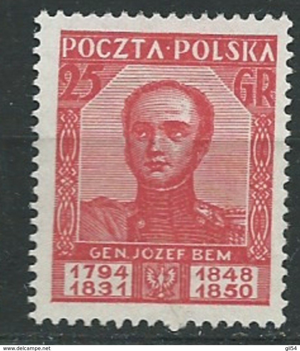 Pologne   -  Yvert N° 342  (*)  -   Aab 27207 - Neufs
