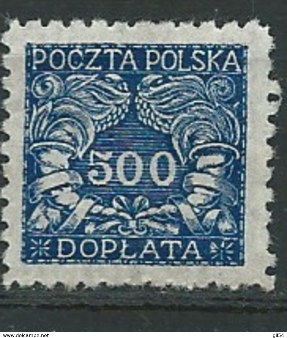 Pologne    Taxe    Yvert N°   31 (*)  -   Aab 27218 - Postage Due