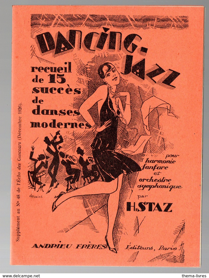 (musique) Recueil DANCING JAZZ  (15 Succès)  1926 (PPP11748) - Jazz