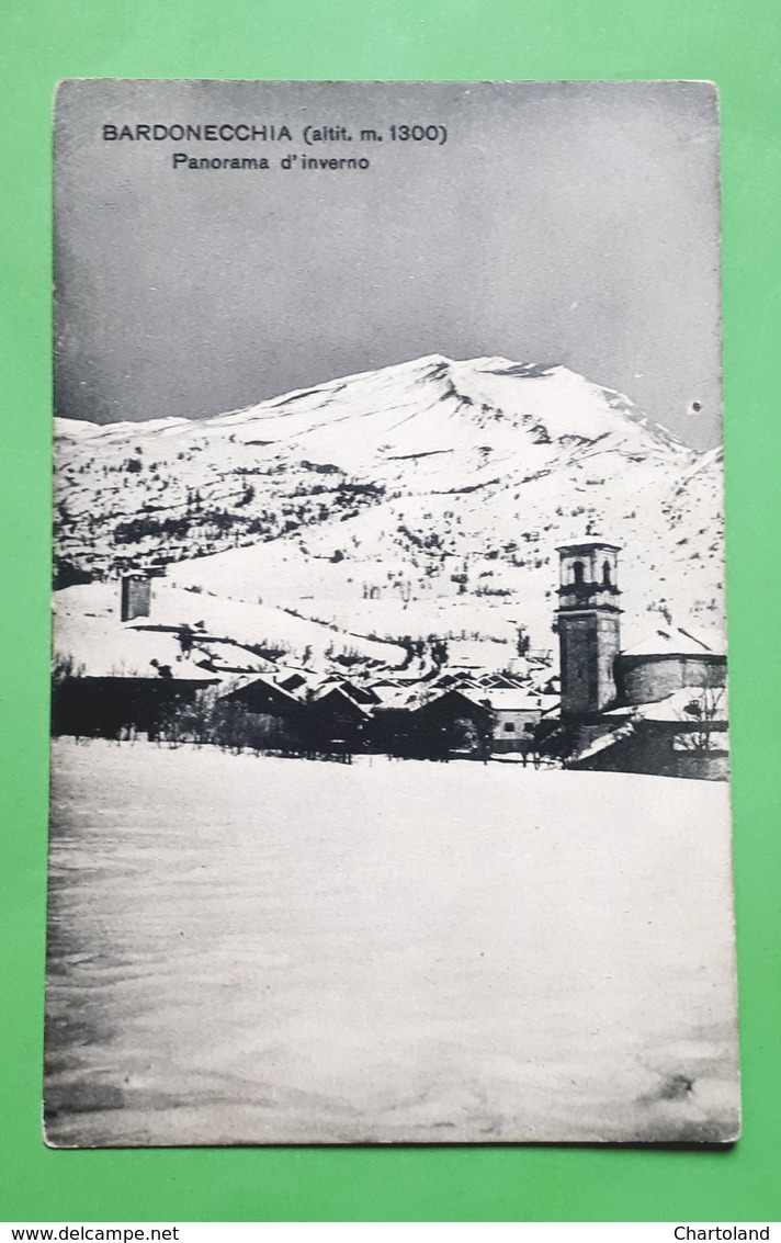 Cartolina - Bardonecchia - Panorama D'inverno - 1930 Ca. - Altri & Non Classificati