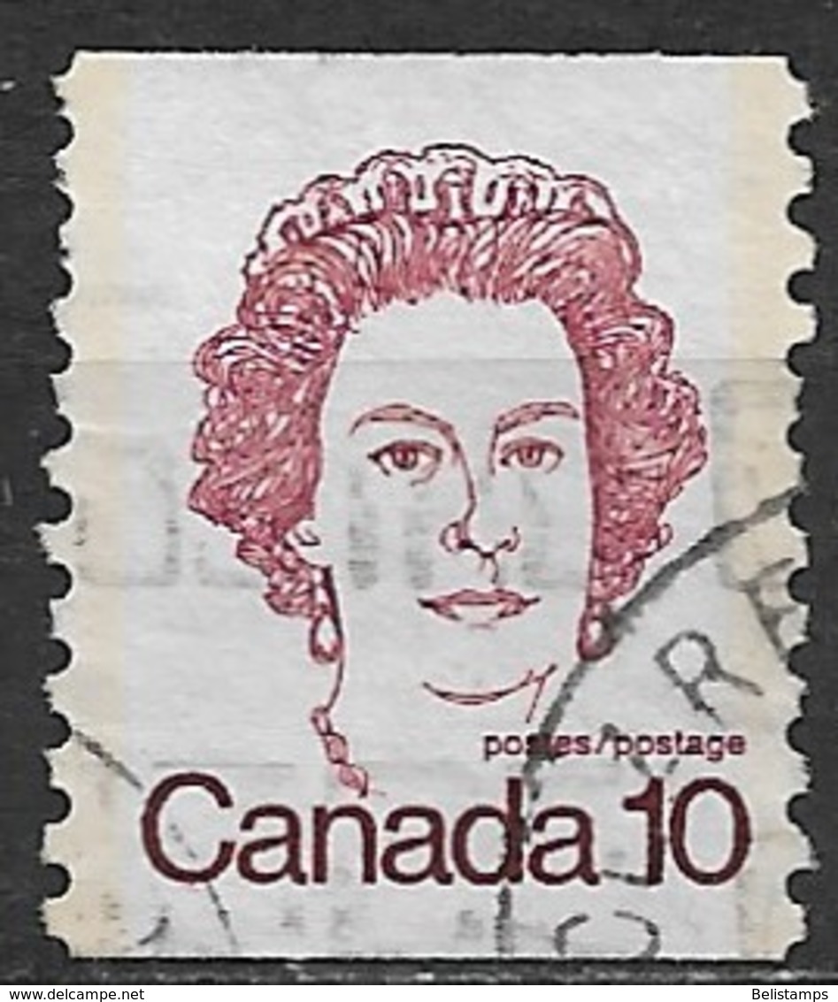 Canada 1976. Scott #605 (U) Queen Elizabeth II - Markenrollen