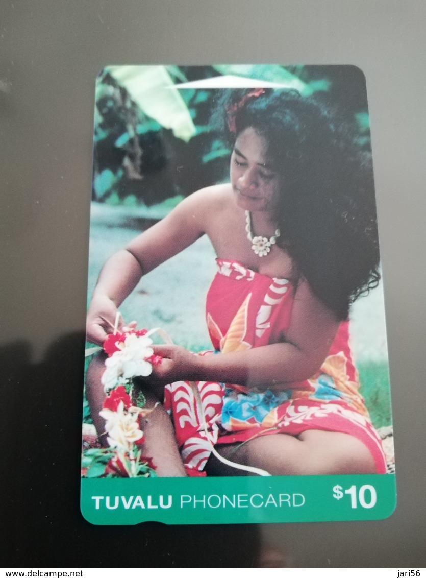 TUVALU SERIE 4 CARDS $2,$5,$10,$20,     MINT    **947** - Tuvalu