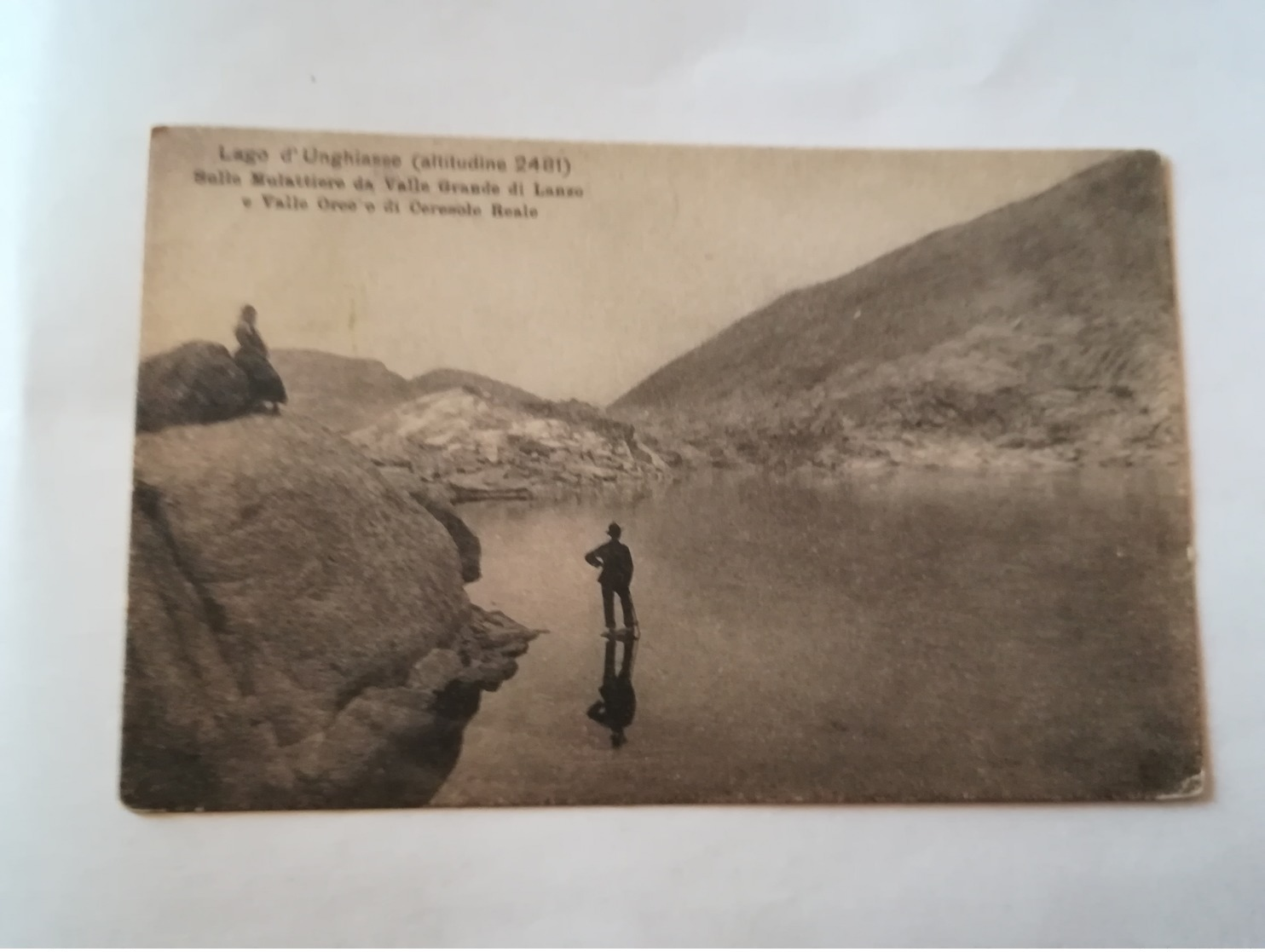 LAGO D' UNGHIASSE - SULLE MULATTIERE DA VALLE GRANDE DI LANZO E VALLE ORCO - 1917 - Altri & Non Classificati