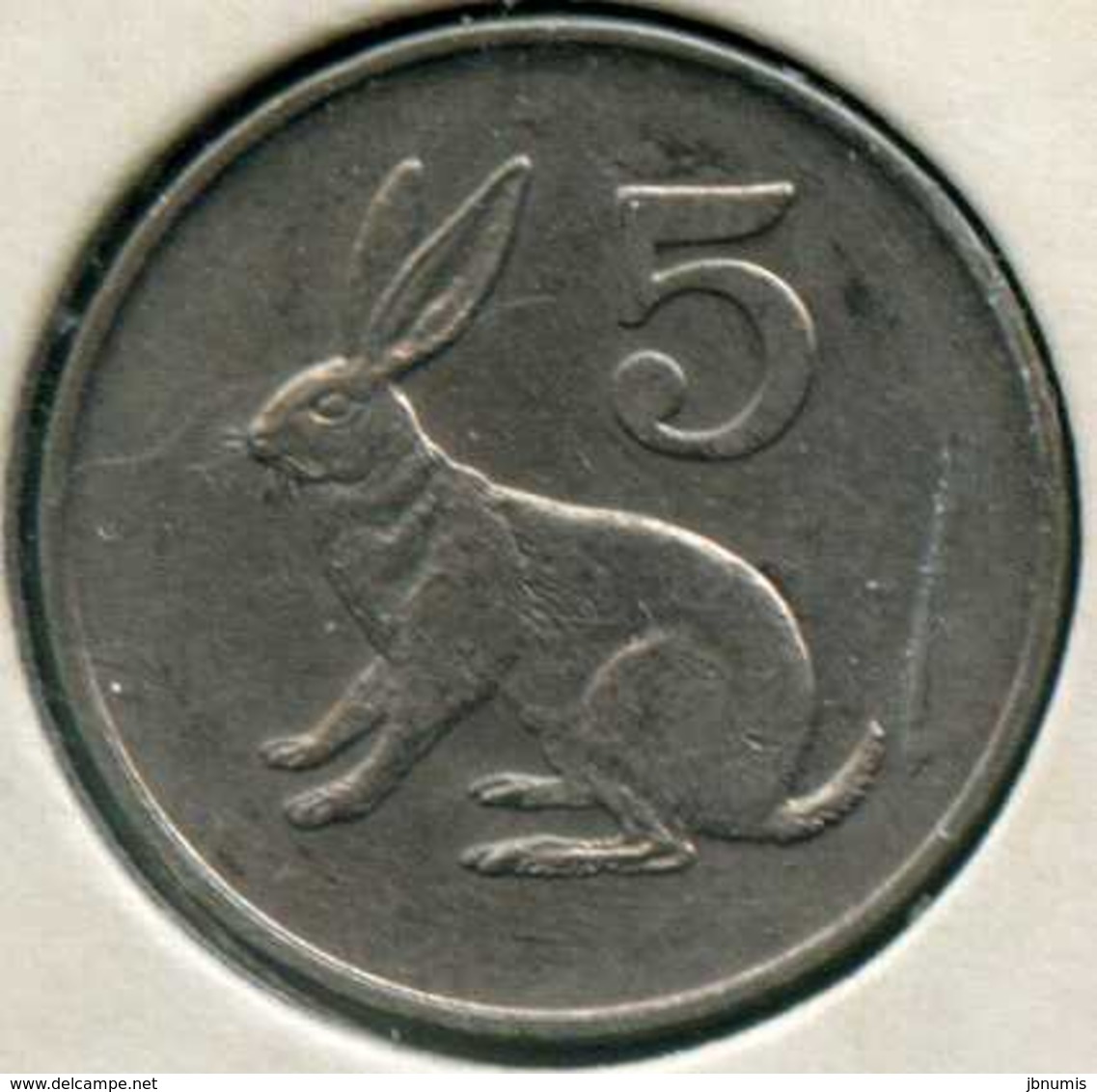 Zimbabwe 5 Cents 1980 KM 2 - Zimbabwe