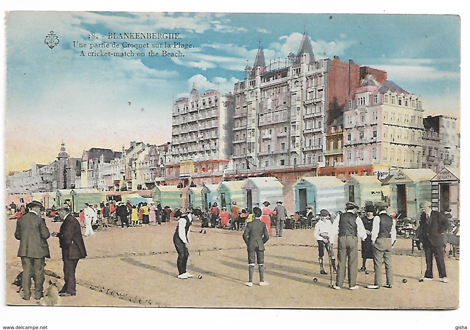 Blankenberge   Un Partie De Croquet Sur LaPlage - Blankenberge