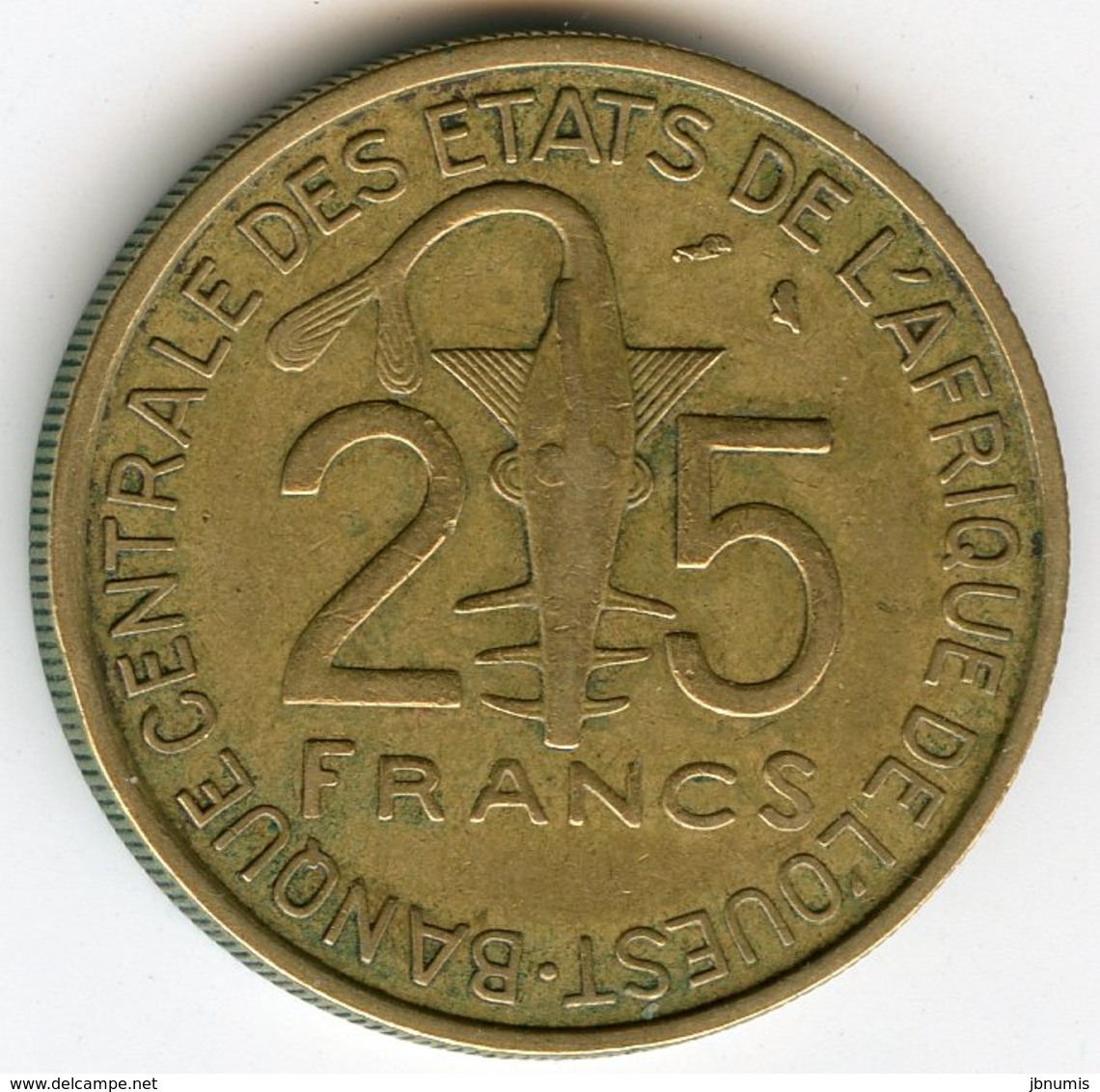 Afrique De L'Ouest West African States Union Monétaire 25 Francs 1971 BCEAO UMOA KM 5 - Other - Africa