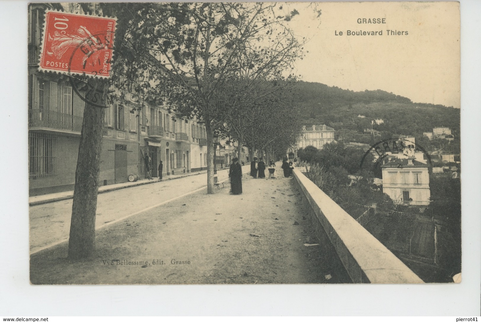 GRASSE - Le Boulevard Thiers - Grasse