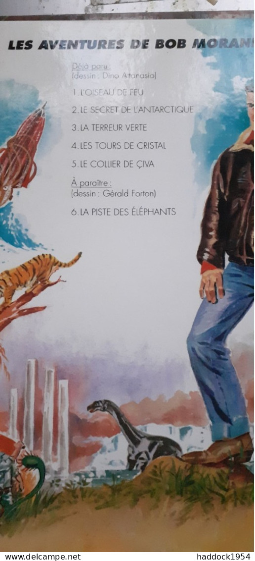 Les Tours De Cristal DINO ATTANASIO HENRI VERNES Lefrancq 1990 - Bob Morane