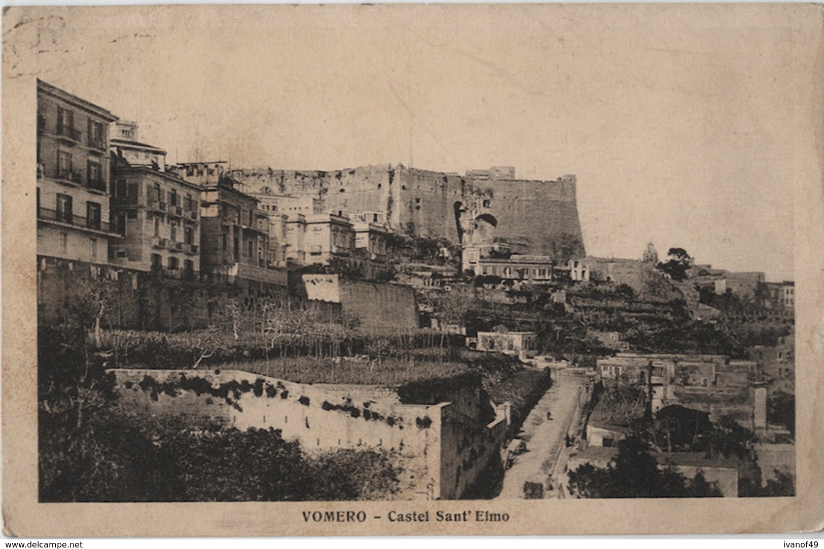 ITALIE - CPA - NAPOLI - VOMERO - CASTEL Sant' ELMO - Napoli