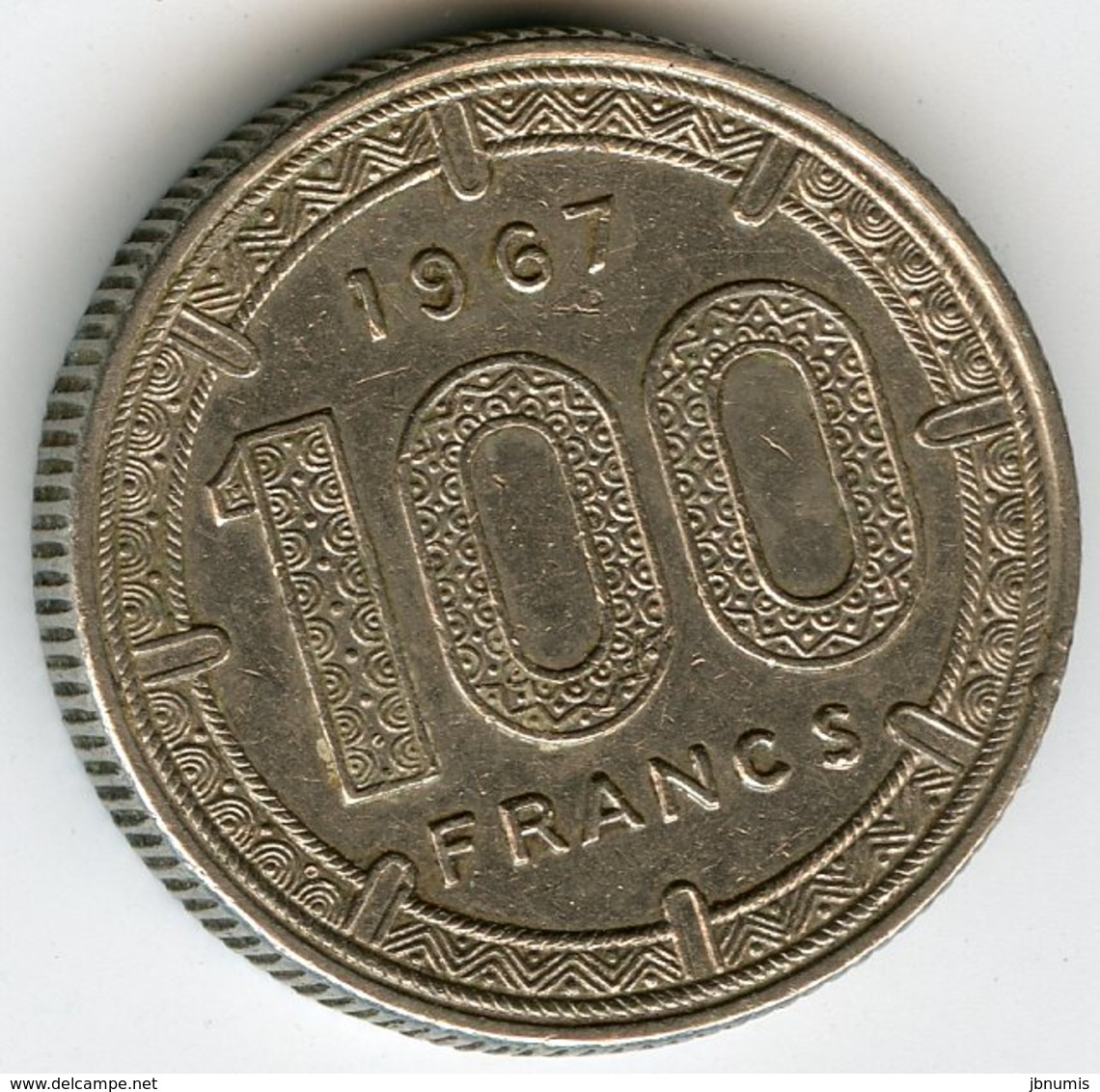 Afrique Equatorial African States 100 Francs 1967 KM 5 - Autres – Afrique