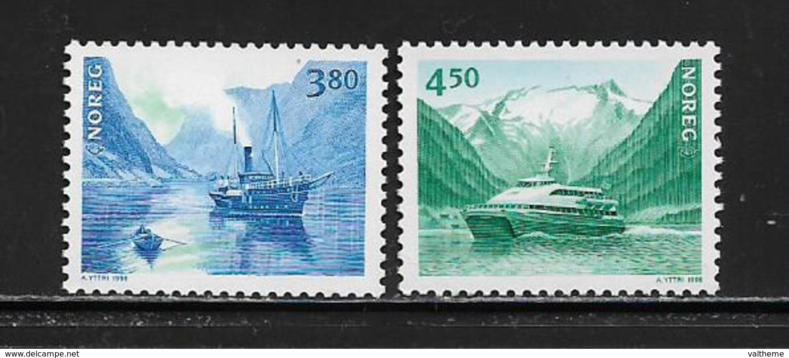 NORVEGE  ( EUNOR - 342 )   1998  N° YVERT ET TELLIER N° 1237/1238  N** - Neufs