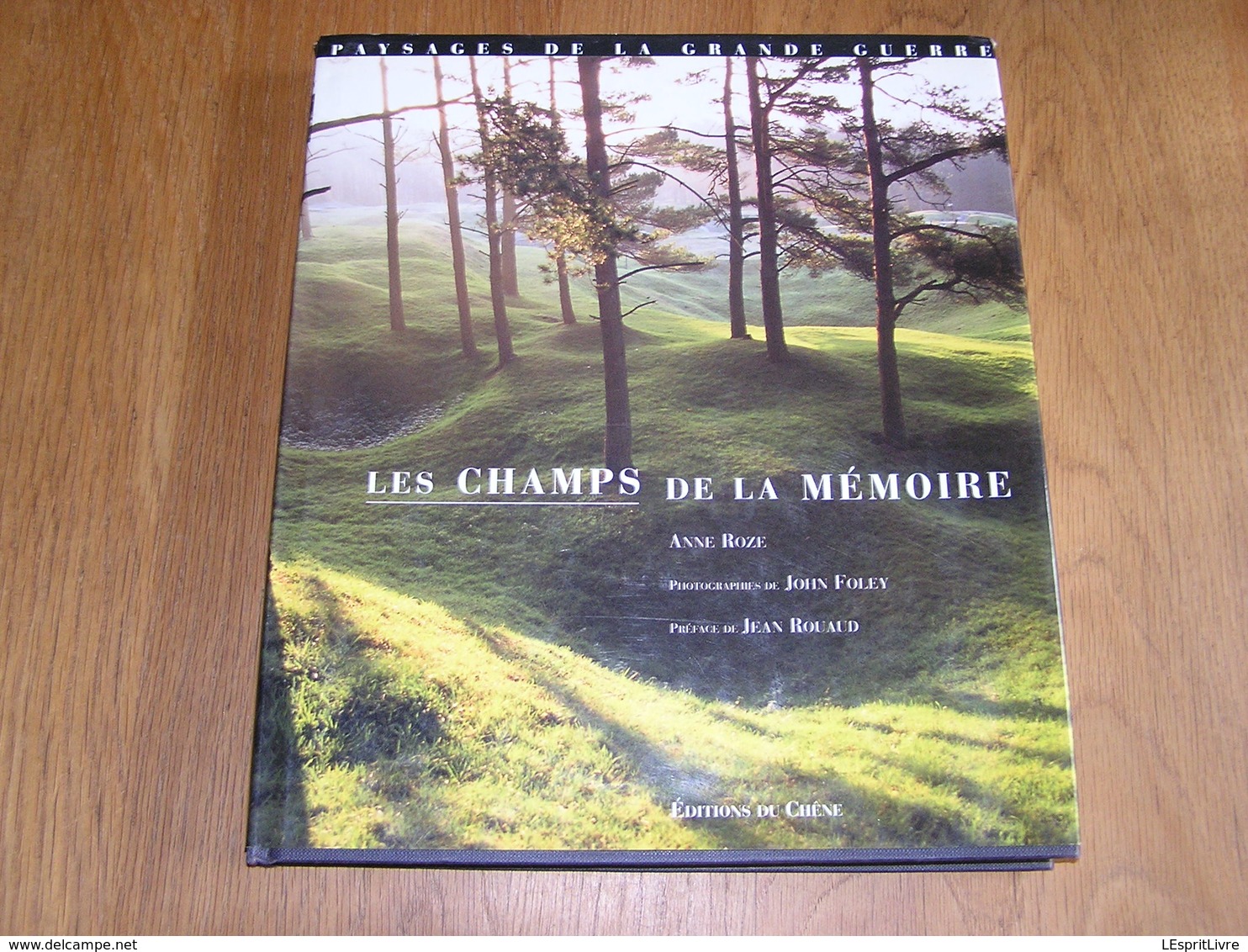 LES CHAMPS DE LA MEMOIRE Guerre 14 18  Flandre Argonne Vosges Verdun Champagne Vauquois Maginot Ardenne France Belgique - Oorlog 1914-18