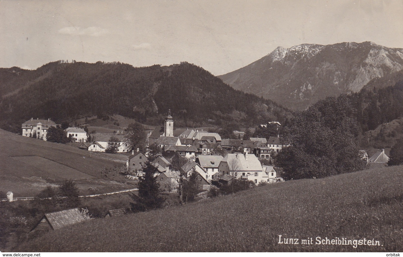 Lunz Am See * Gesamtansicht, Scheiblingstein, Gebirge * Österreich * AK965 - Scheibbs