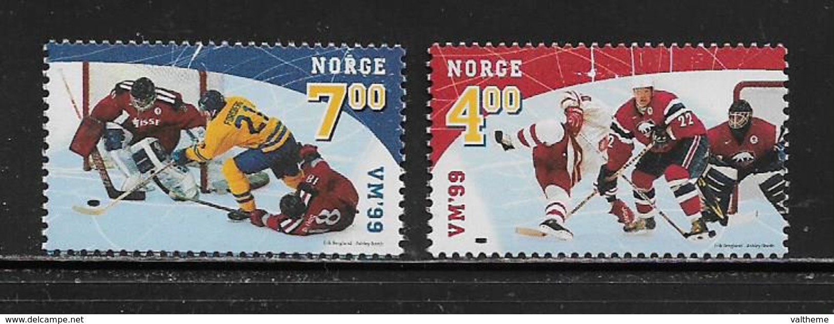 NORVEGE  ( EUNOR - 357 )   1999  N° YVERT ET TELLIER N° 1267/1268  N** - Neufs