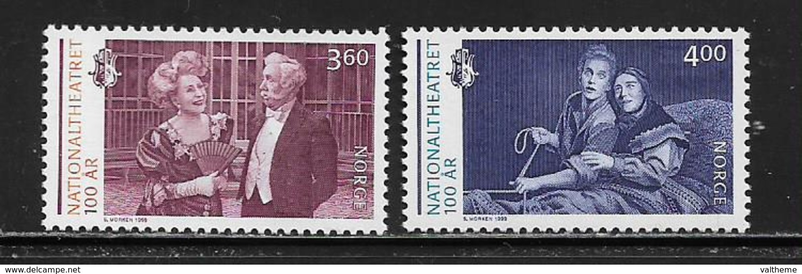 NORVEGE  ( EUNOR - 362 )   1999  N° YVERT ET TELLIER N° 1286/1287  N** - Neufs