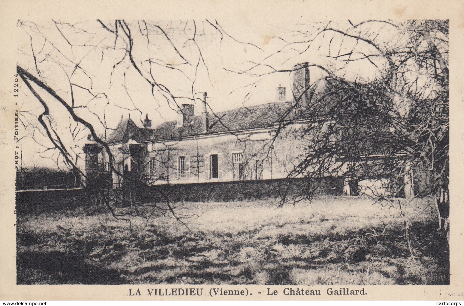 86 - La Villedieu - Château Gaillard - La Villedieu Du Clain