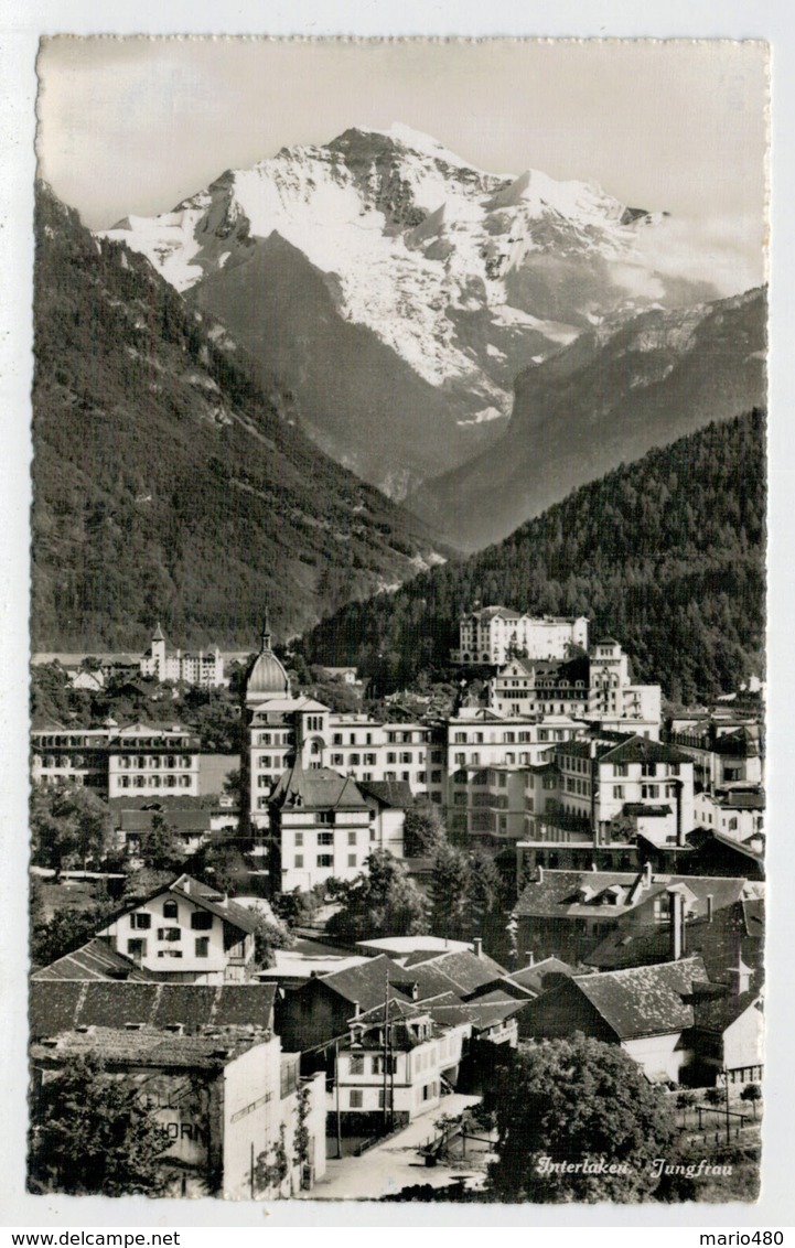 C.P.  PICCOLA    INTERLAKEN   JUNGFRAU             (VIAGGIATA) - Interlaken