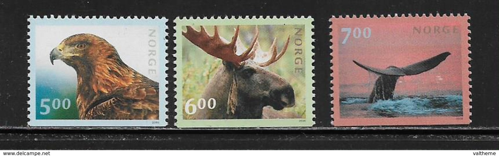 NORVEGE  ( EUNOR - 367 )   2000   N° YVERT ET TELLIER N° 1299/1301   N** - Neufs