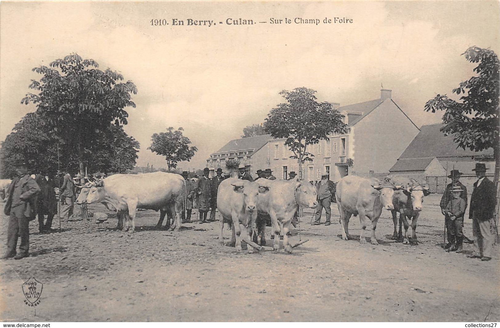 18-CULAN- SUR LE CHAMP DE FOIRE - Culan