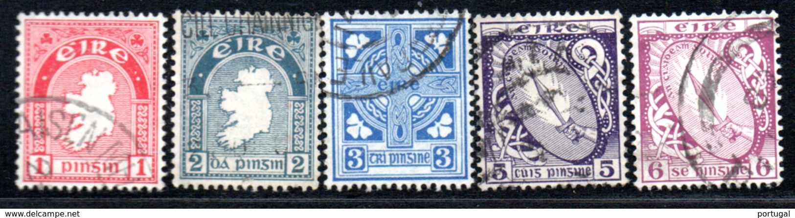 Irlande - N° 79,1,3,5,6 - 1941- 44 - Oblitérés