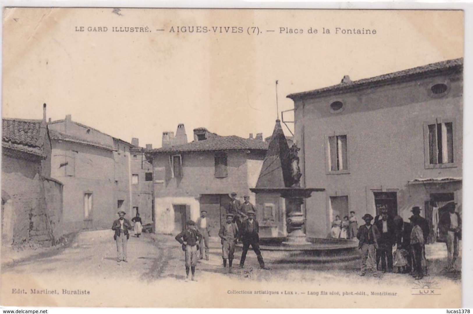 30 / AIGUES VIVES / PLACE DE LA FONTAINE - Aigues-Vives