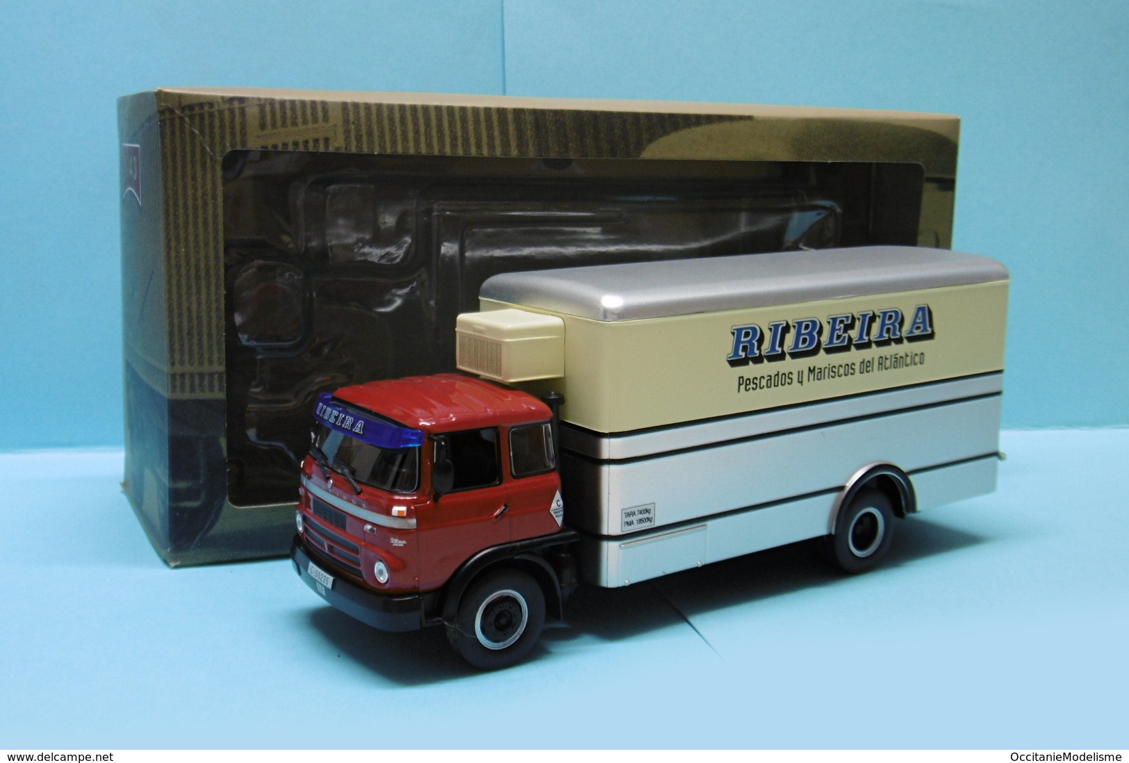 Ixo / Altaya - Camion BARREIROS SUPER AZOR Ribeira CAMIONS D'AUTREFOIS BO 1/43 - Camions