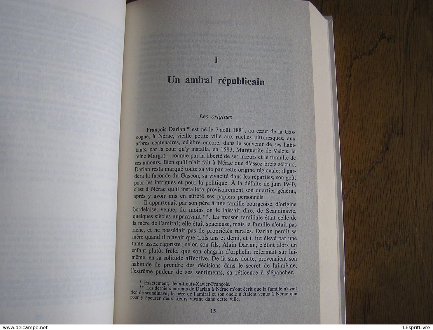 FRANCOIS DARLAN Guerre 40 45 Amiral Marine Française Armée Collaboration Gouvernement France - Oorlog 1939-45