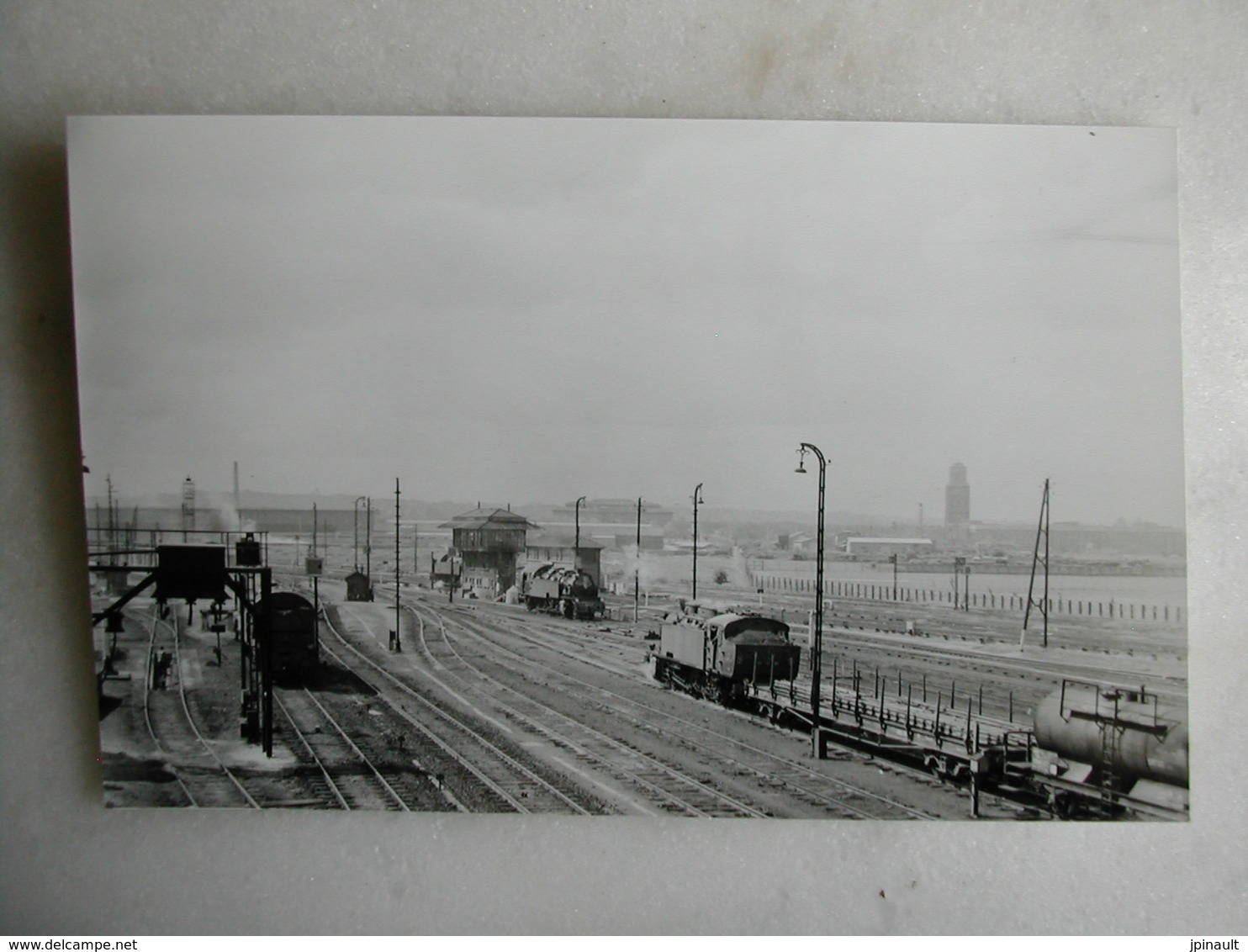 PHOTO M. Rifault - Train - Bobigny - 1952 - Trains