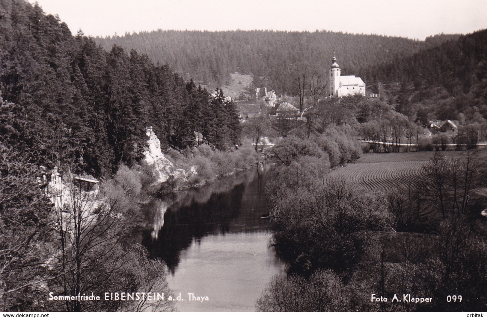 Eibenstein * Fluss, Felsen, Burgruine, Kirche, Teilansicht * Österreich * AK992 - Raabs An Der Thaya