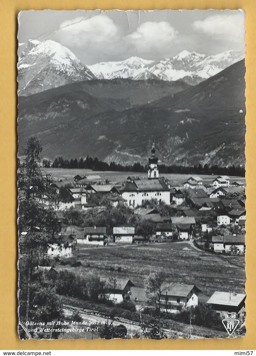 C.P.M.GOTZENS Und WETTERSTEINGEBURG TIROL - Autres & Non Classés