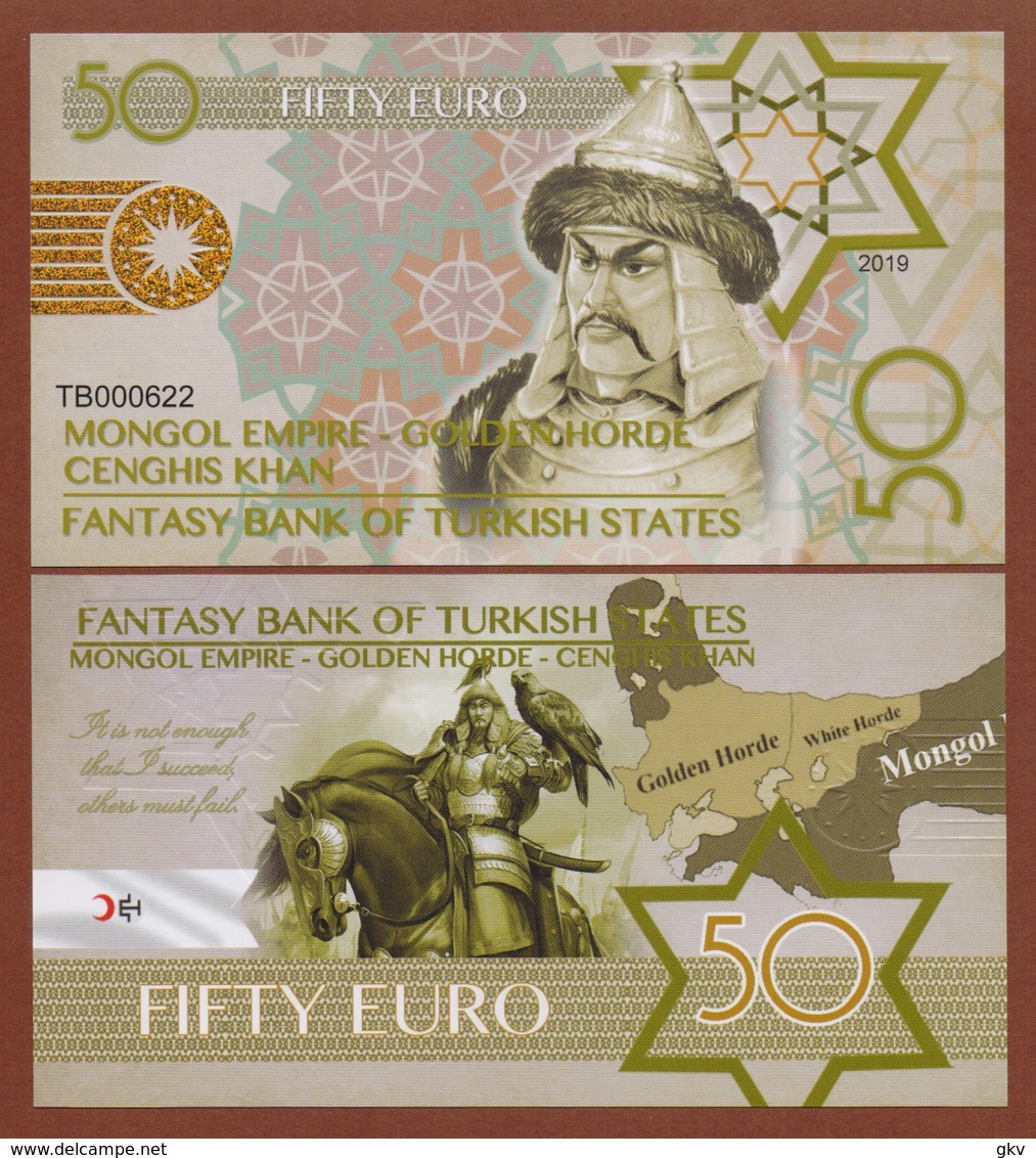 TURKISH STATES set 6 pcs 2019 polymer UNC