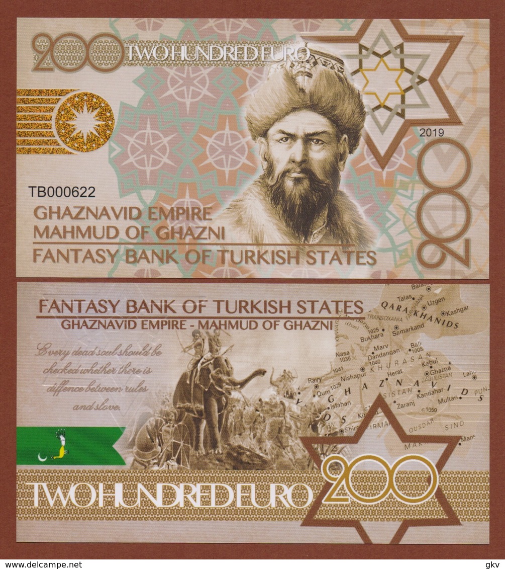 TURKISH STATES set 6 pcs 2019 polymer UNC