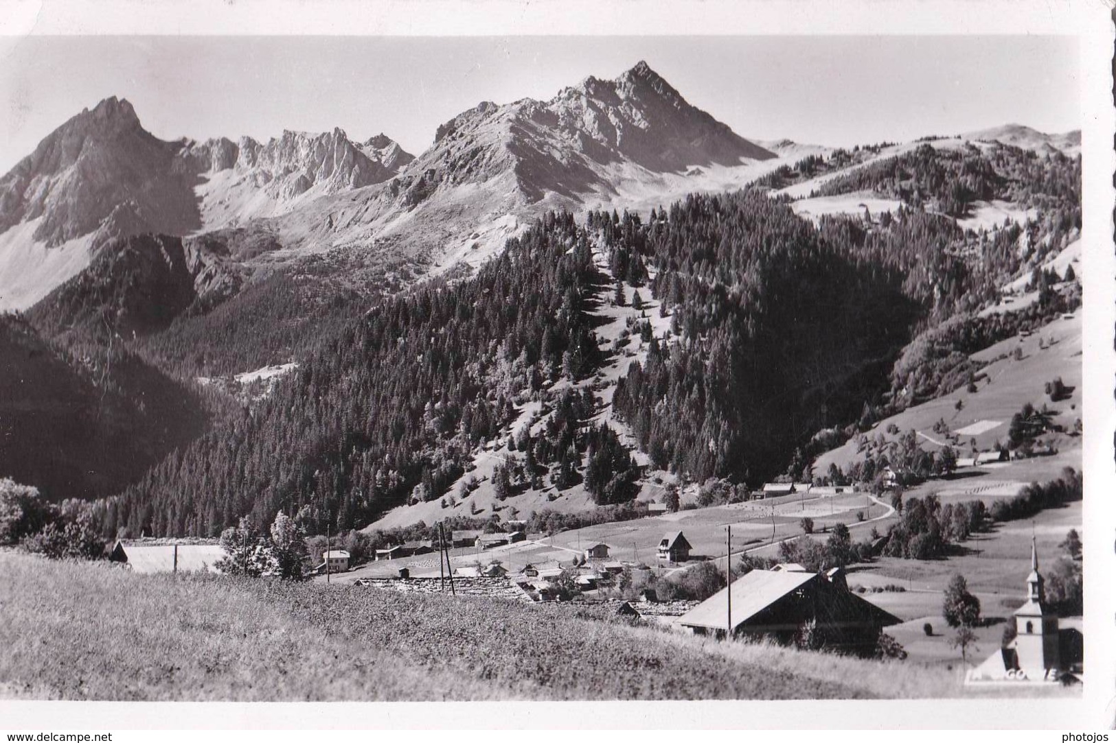 CPSM /   Les Contamines  (74) Montjoie Col Du Bonhomme  ....  1953   Ed  La Cigogne - Contamine-sur-Arve